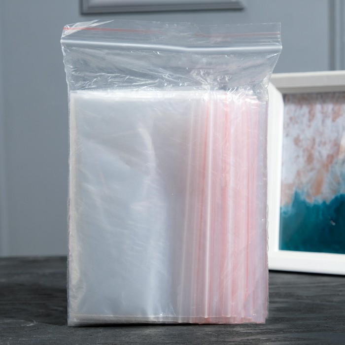 

Пакет zip lock 15 х 22 см, 30 мкм