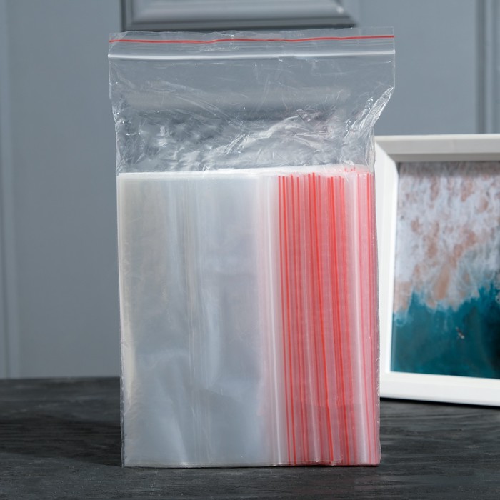 

Пакет zip lock, 16 х 24 см, 30 мкм