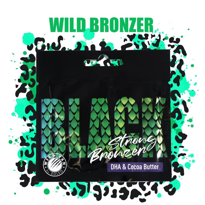 

Крем-автобронзатор WILD TAN, Black Strong Bronzer, с маслом какао, 15 мл
