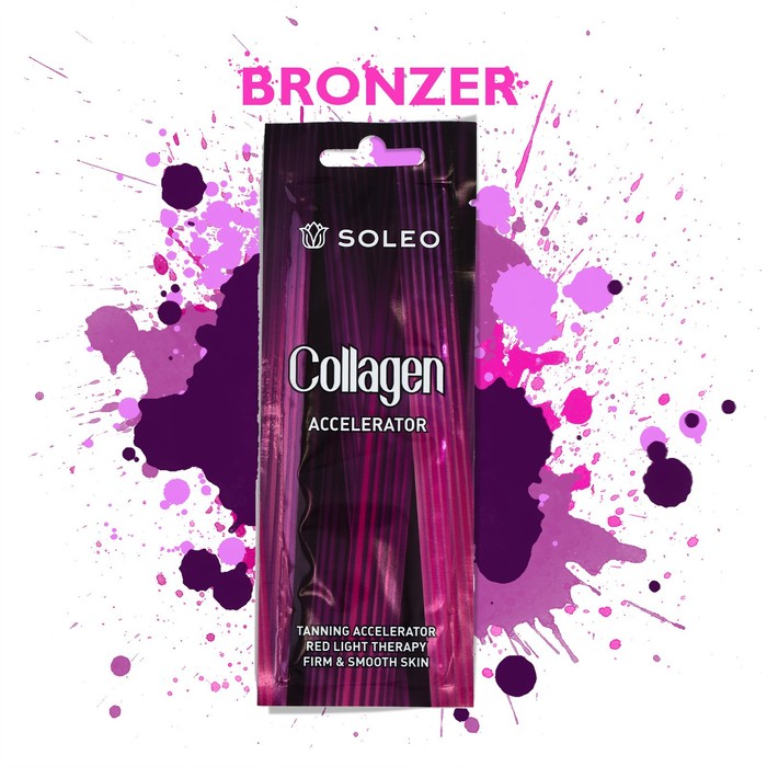 Крем-ускоритель загара Soleo, активный, COLLAGEN ACCELERATOR, с коллагеном , 15 мл