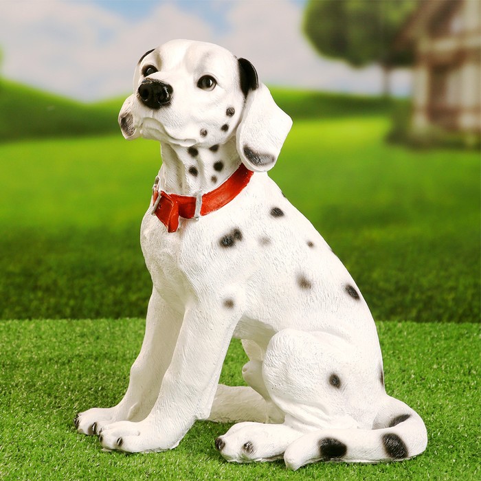 Садовая фигура Собака Далматинец 33см мужская футболка собака далматинец s красный