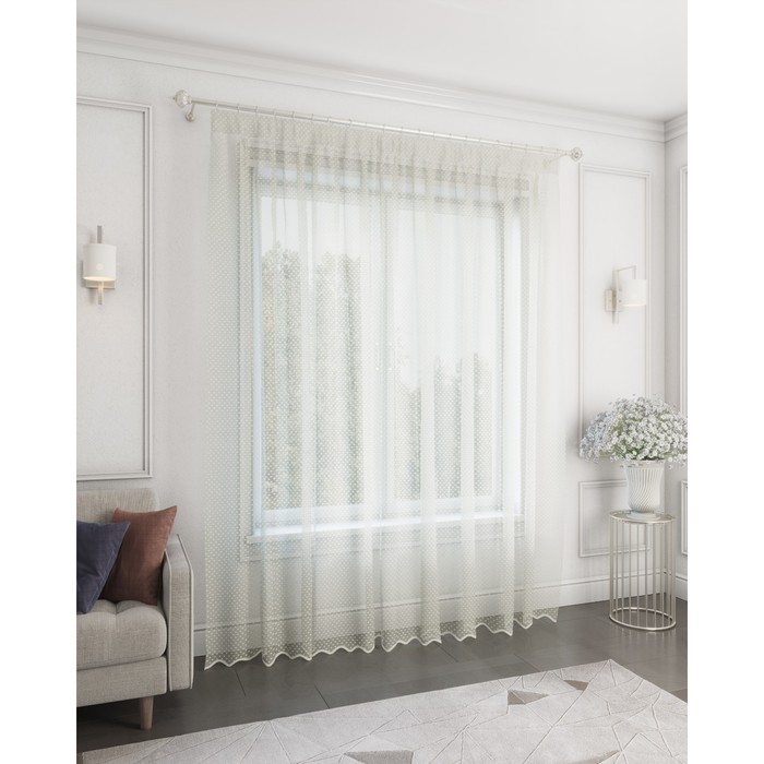 Вуаль, размер 300x260 см, цвет шампань