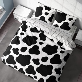 

Постельное бельё 2 сп Cow, размер 220x240 см, 215x175 см, 70x70 см - 2 шт