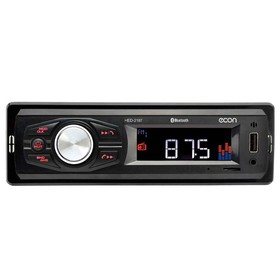 Автомагнитола MP3/WMA Econ HED-21BT, 50Вт, USB, MP3, AUX, Bluetooth, цвет чёрный Ош