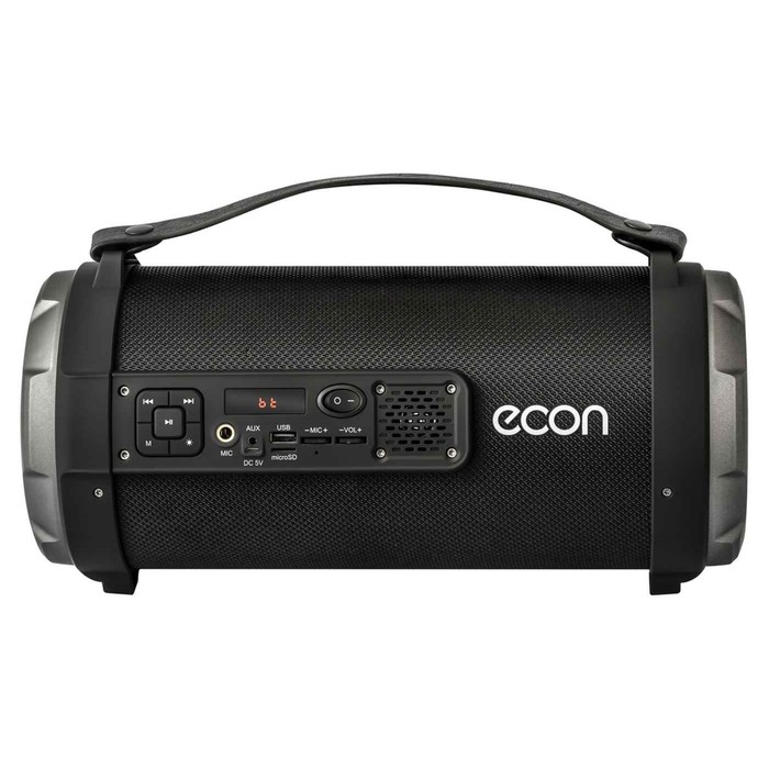 Портативная аудиосистема Econ EPS-150 с подсветкой, 4+10Вт, Bluetooth, USB, цвет чёрный