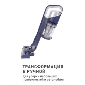 

Пылесос National NH-VS1515 вертикальный, 150Вт, 500 мл, цвет синий