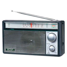 Радиоприемник Econ ERP-2000, 3Вт, 220В, FM 64-108 мГц, цвет чёрный Ош