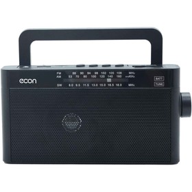 Радиоприемник Econ ERP-2200UR, 2Вт, 220В, MP3, AUX, micro SD, FM 64-108 мГц, цвет чёрный Ош