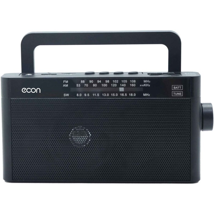 Радиоприемник Econ ERP-2200UR, 2Вт, 220В, MP3, AUX, micro SD, FM 64-108 мГц, цвет чёрный
