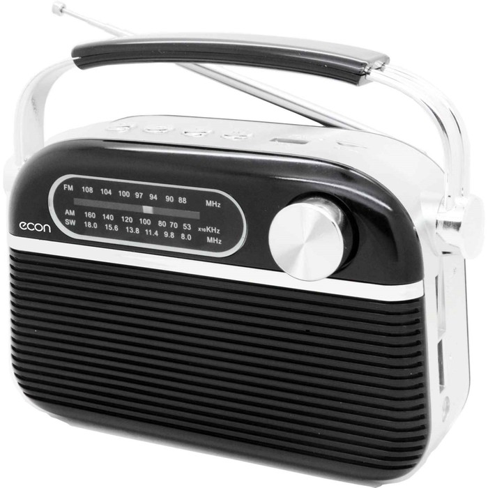 радиоприемник econ erp 1100 Радиоприемник Econ ERP-2700UR, 3Вт, MP3, AUX, micro SD, FM 64-108 мГц, 220В, цвет чёрный