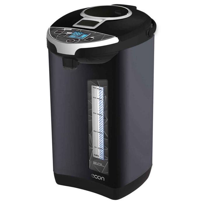 Термопот Econ ECO-505TP, 750Вт, 3 способа подачи воды, 220В, 5 л, цвет чёрный