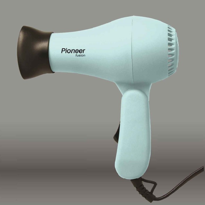 Фен Pioneer HD-1009, 1000 Вт, 2 скорости, 2 температурных режима, светло-бирюзовый фен pioneer hd 1010 1009 светло бирюзовый