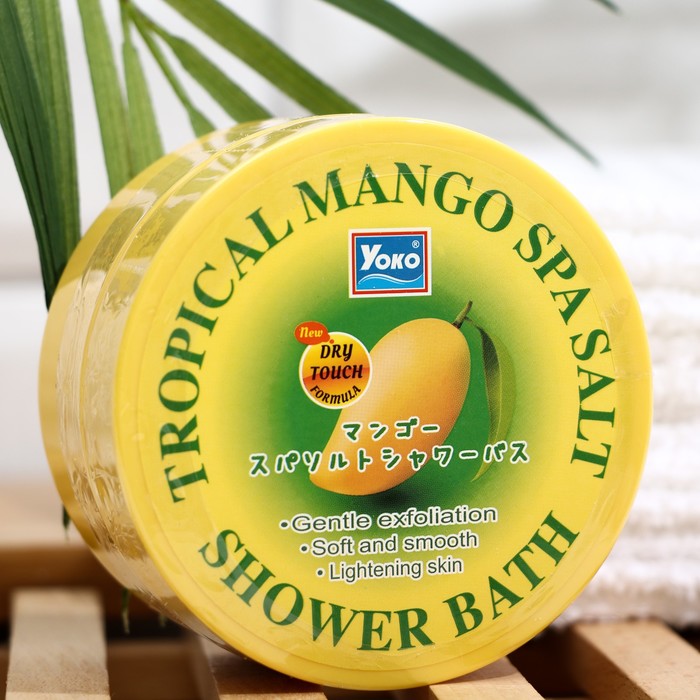 фото Скраб для тела солевой yoko с манго, 240 г