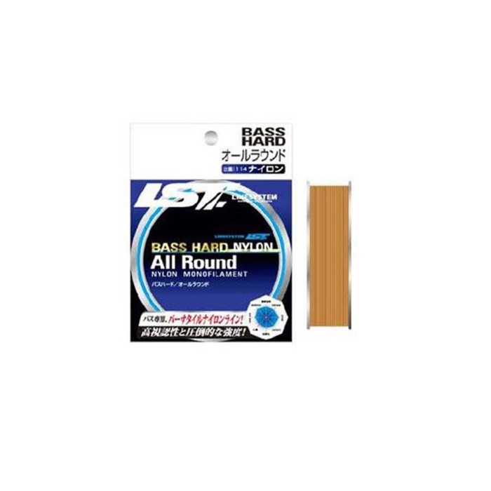 

Леска LINESYSTEM Bass Hard Allround Nylon, 150 м, тест 6.3 кг, 01666