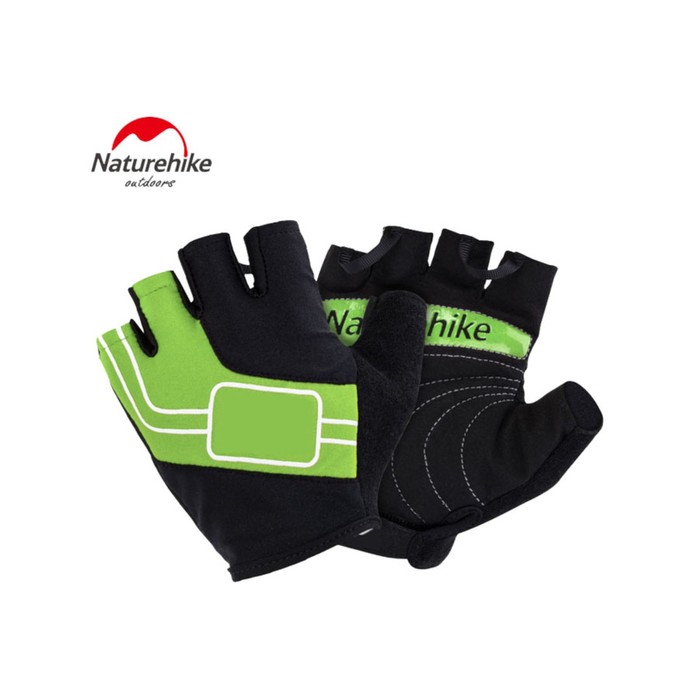 

Перчатки NATUREHIKE NH Half Finger Cycling Gloves, L, зеленый, 00427_437