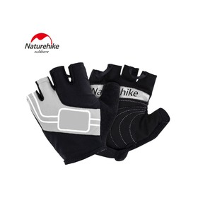 

Перчатки NATUREHIKE NH Half Finger Cycling Gloves, L, серый, 00429_438