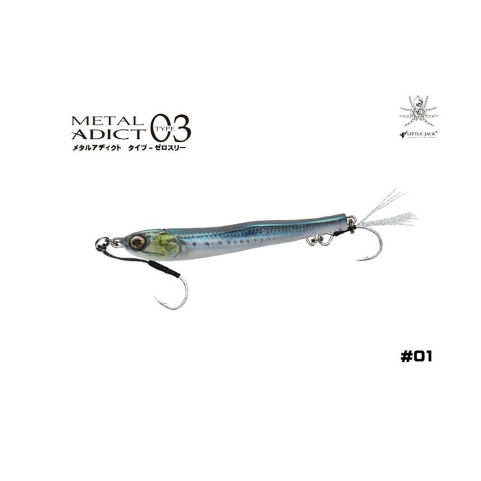 

Пилькер LITTLE JACK Metal Adict Type-03, 30 г, 04225_610