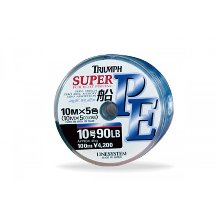 

Шнур LINESYSTEM Triumph Fune PE 16, 100 м, 0.66 мм, 03630
