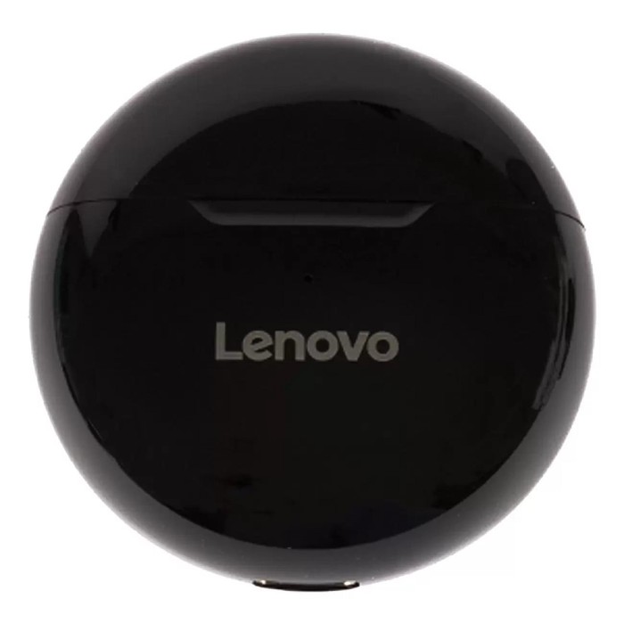 фото Наушники беспроводные lenovo ht38, tws, вкладыши, микрофон, bt 5.0, 250 мач, черные