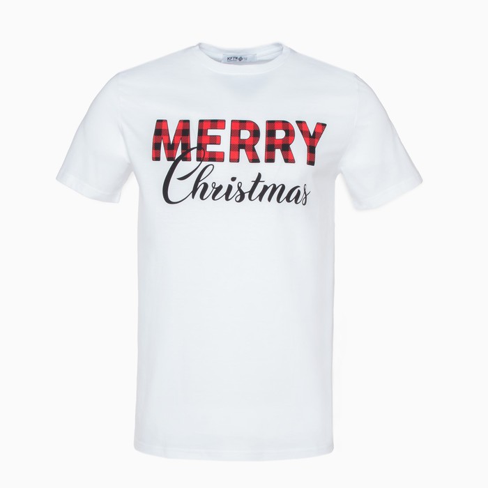 

Футболка мужская KAFTAN "Merry Christmas" р.54, белый