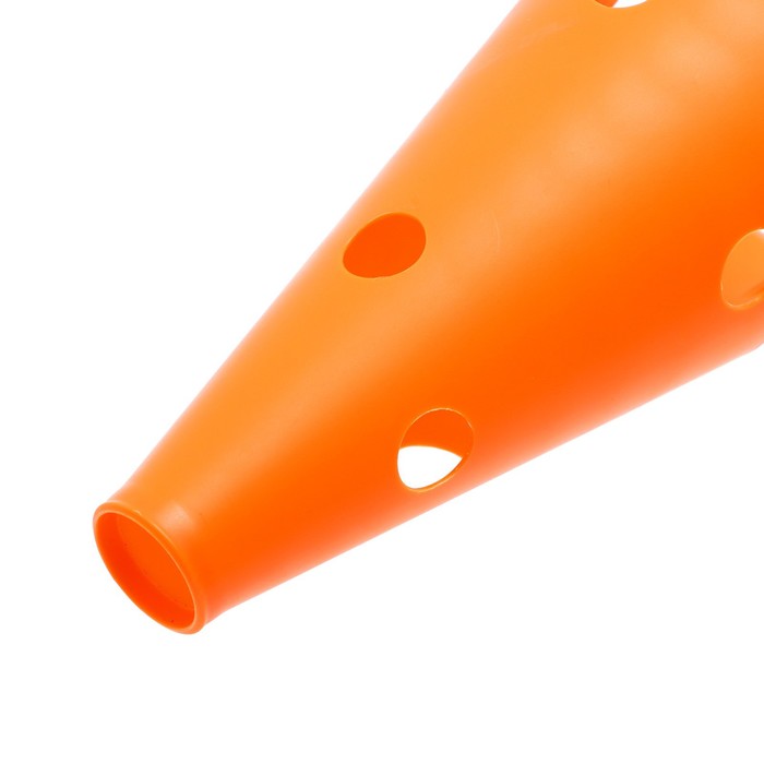Конус с отверстиями, 32 см, цвет оранжевый