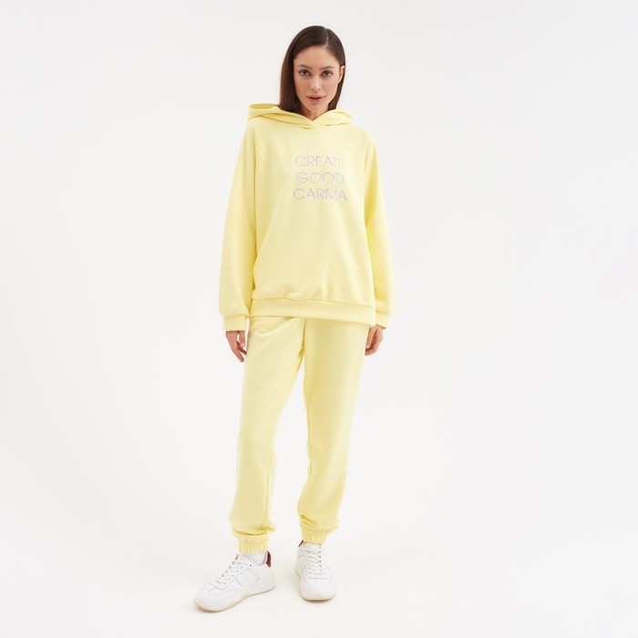 

Костюм женский (толстовка и брюки) MIST Create, р. 48-50, желтый