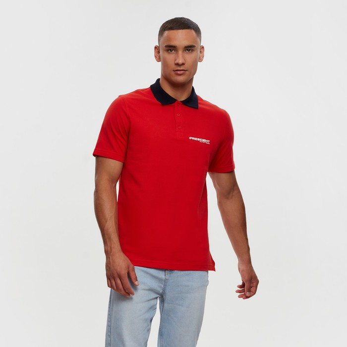 

Поло President Sport, размер XL, цвет красный