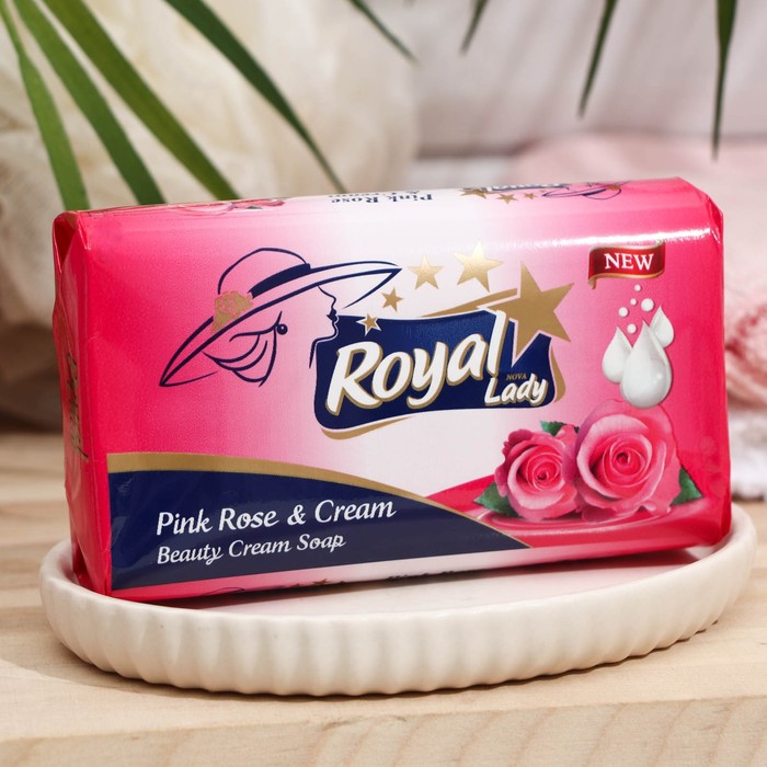 фото Мыло royal lady "розовая роза и молоко", 140 г royal fresh