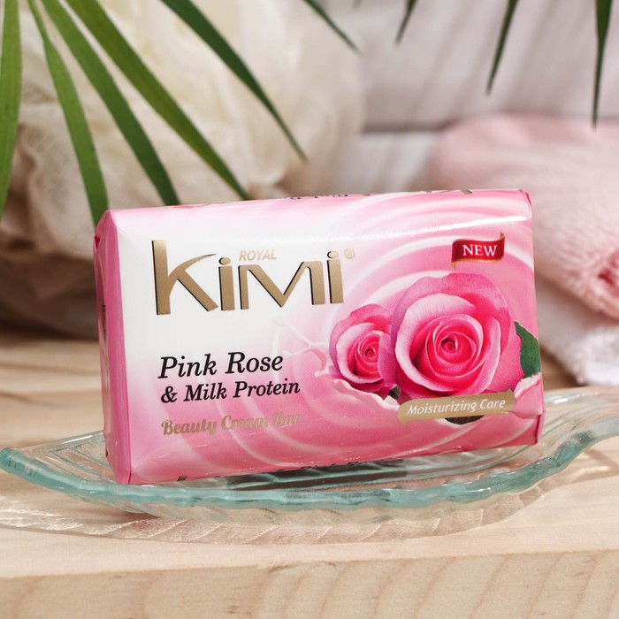 фото Мыло royal kimi "розовая роза и молочный протеин", 85 г royal fresh
