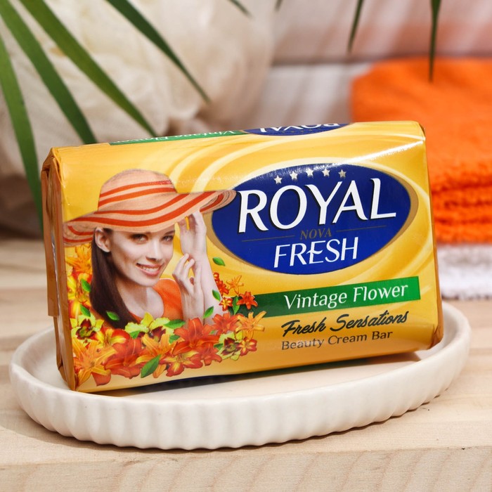 фото Мыло royal fresh "винтажный цветок", 120 г