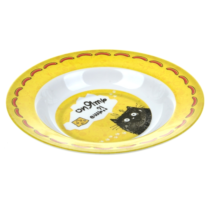 Тарелка суповая "Опять ешь"