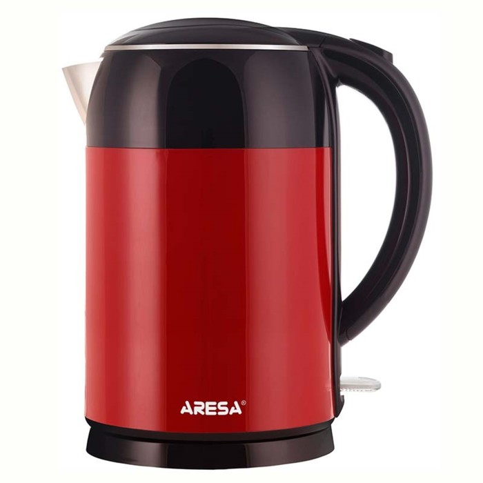 Чайник электрический Aresa AR-3450, пластик, 1.7 л, 1950 Вт, красный