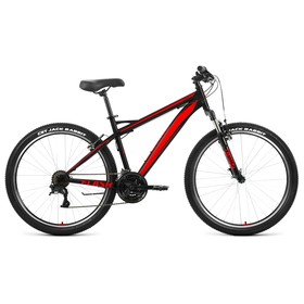 

Велосипед 26" Forward Flash 1.2, 2022, цвет черный/красный, размер 17"