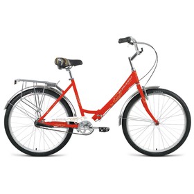 

Велосипед 26" Forward Sevilla 3.0, 2022, цвет красный матовый/белый, размер 18,5"