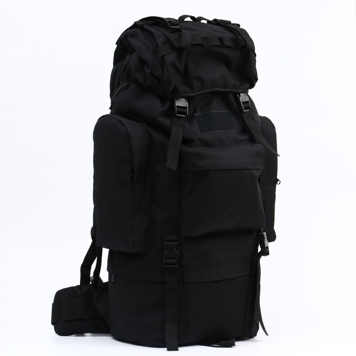 Рюкзак тактический Аdventure, 70л, черный рюкзак тактический аdventure 55 л зеленый с доп отделениями
