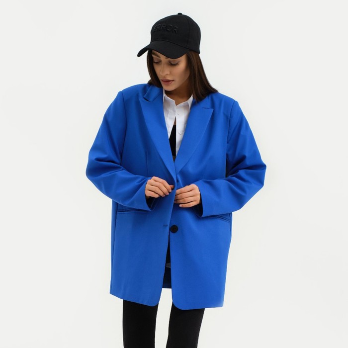Пиджак женский one size MIST, цвет синий пиджак mist размер one size бежевый