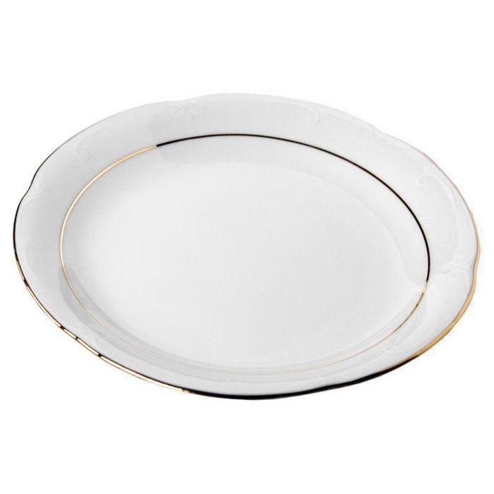 Тарелка мелкая, 24 см, Kamelia, декор «Отводка золото» тарелка мелкая 24 см kamelia декор луковичный декор