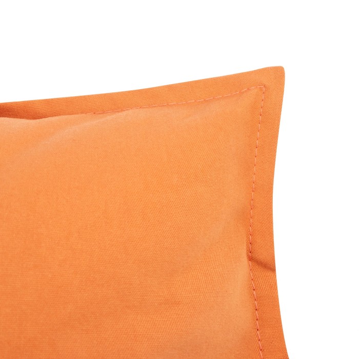 фото Подушка этель, 45х45+1 см, оранжевый, 100% хлопок