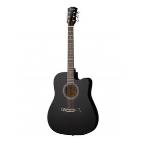 Акустическая гитара Foix FFG-4101C-BK, с вырезом, черная