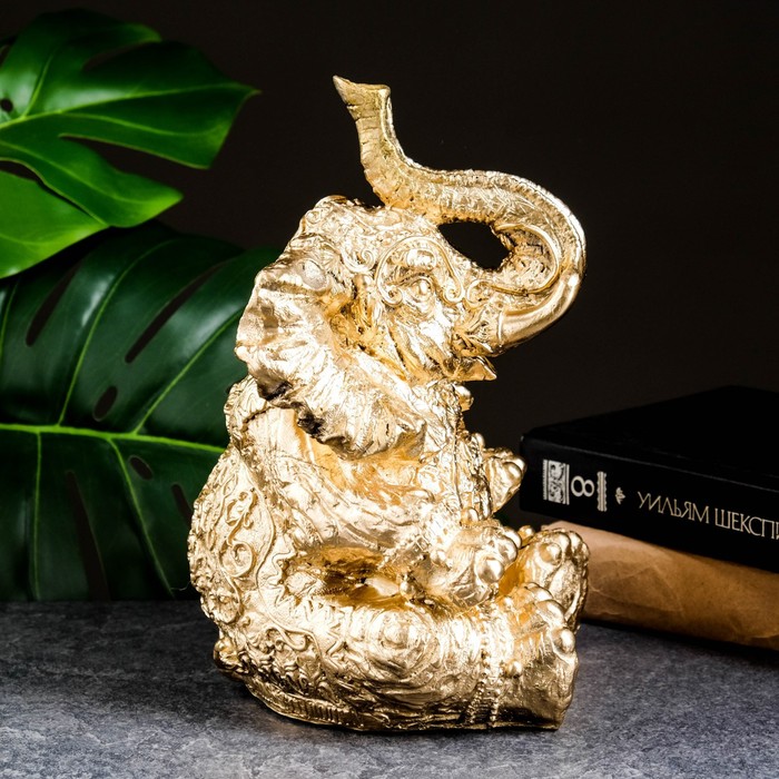 

Копилка "Слон" золото, 30х20х20см