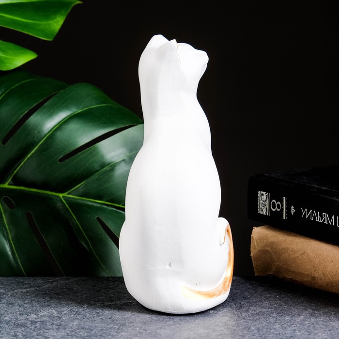 

Фигура "Кошка Мурка" белый, 20х11х8см