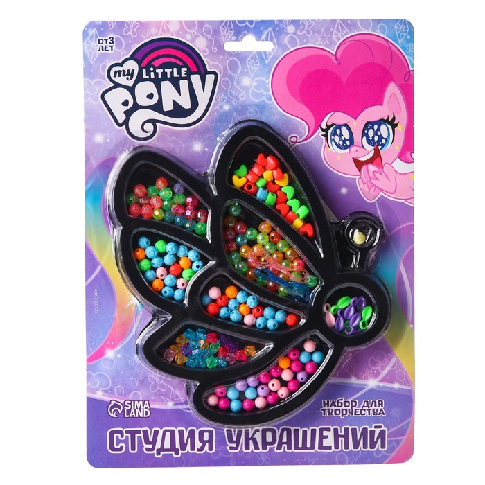 Набор для творчества Студия украшений пинки Пай на блистере My little pony 190₽