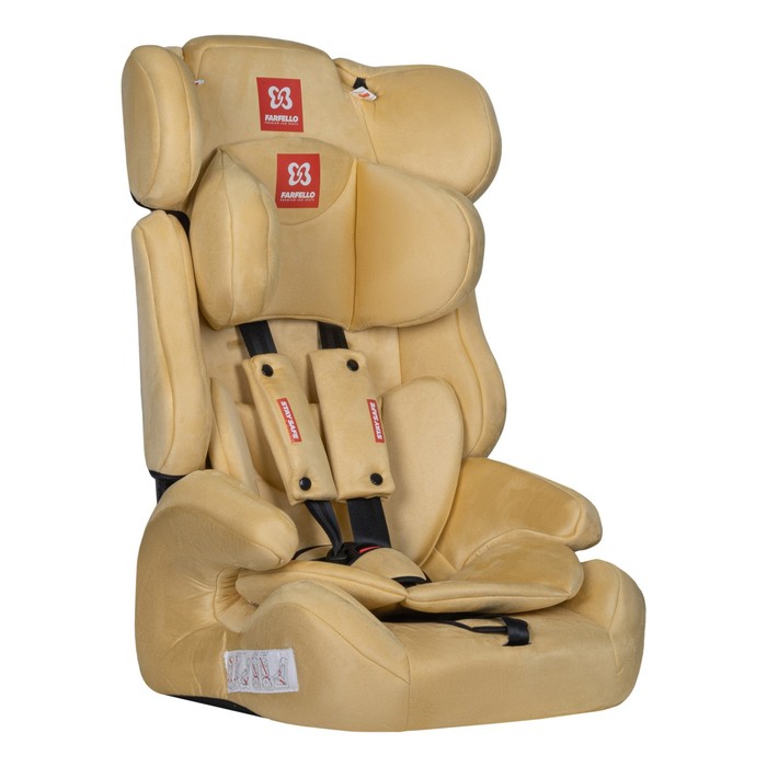 

Автокресло детское Farfello GE-E велюр, цвет light beige