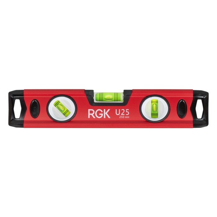 Уровень RGK U25 775311, магнитный, 3 глазка, 250 мм уровень алюминиевый rgk u25