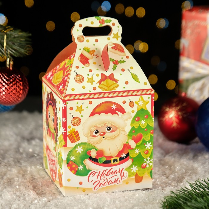 

Коробка подарочная складная "Ромбики" 12 х 12 х 17 см