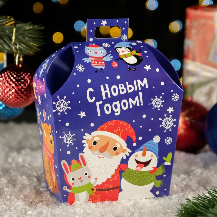 

Коробка подарочная складная "Первый Снег" 16 х 9 х 18 см