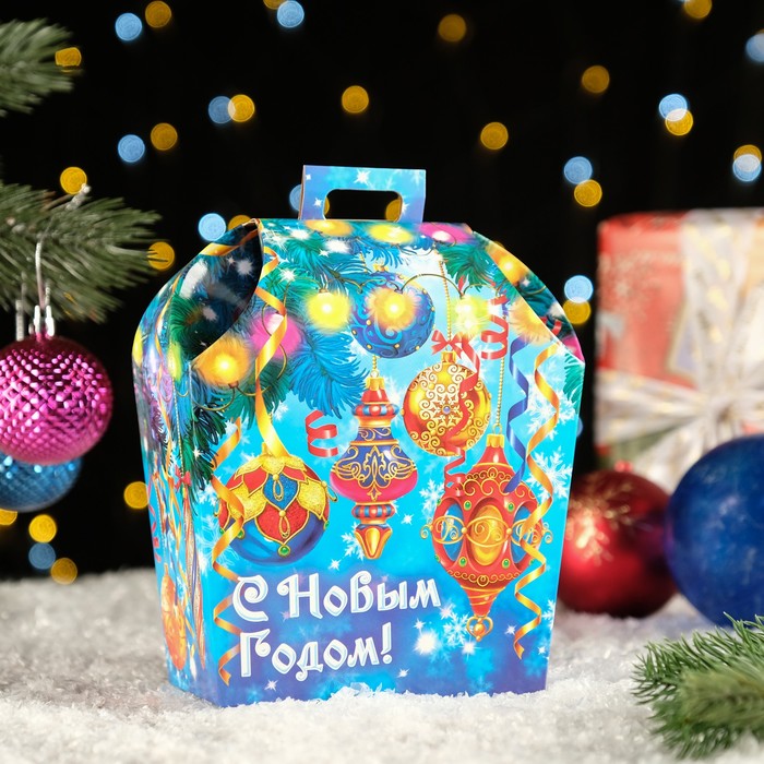 

Коробка подарочная складная "Самоцветы" 16 х 9 х 18 см