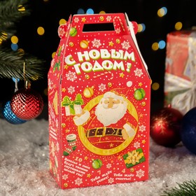 

Коробка подарочная складная "Санта Мания" 15 х 8 х 28 см