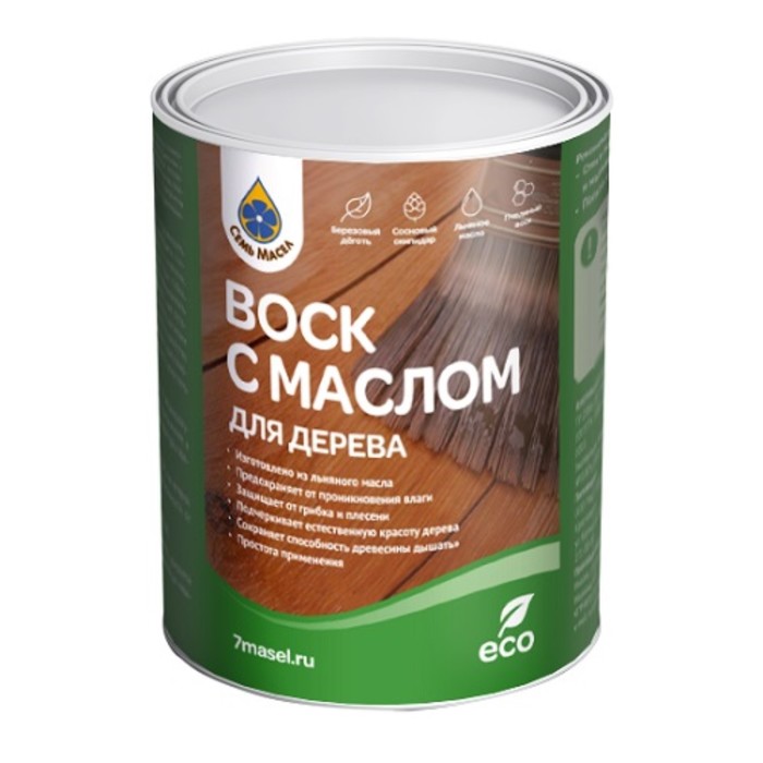 

Воск с маслом для наружных и внутренних работ, 0.9 л