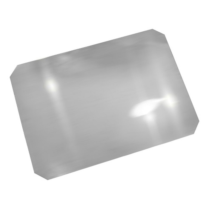 фото Притопочный лист, 500 × 700 мм, нержавеющая сталь 0.8 мм радуга
